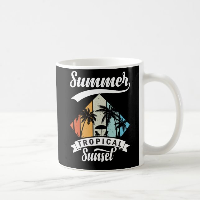 Caneca De Café Verão Ensolarado na Minha Mente (Direita)