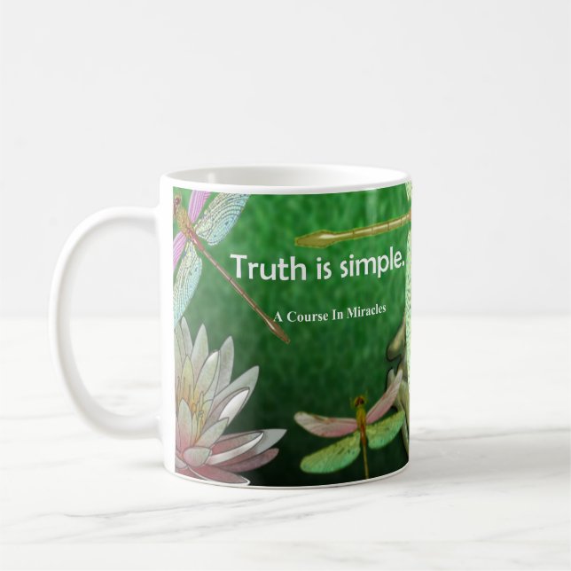 Caneca De Café Verdade é simples Miracle Mug (Esquerda)
