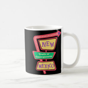 Caneca De Café Verdade ou Consequências Novo México Nm Retro Vint
