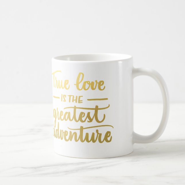 Caneca de café verdadeira do amor (Direita)
