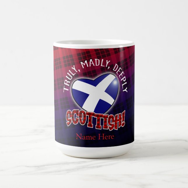 Caneca De Café Verdadeiramente, Madly, Deeply SCOTTISH! (Centro)