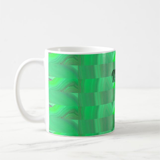 Caneca De Café Verde Ágata (Esquerda)