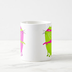 Caneca De Café Verde de Catman