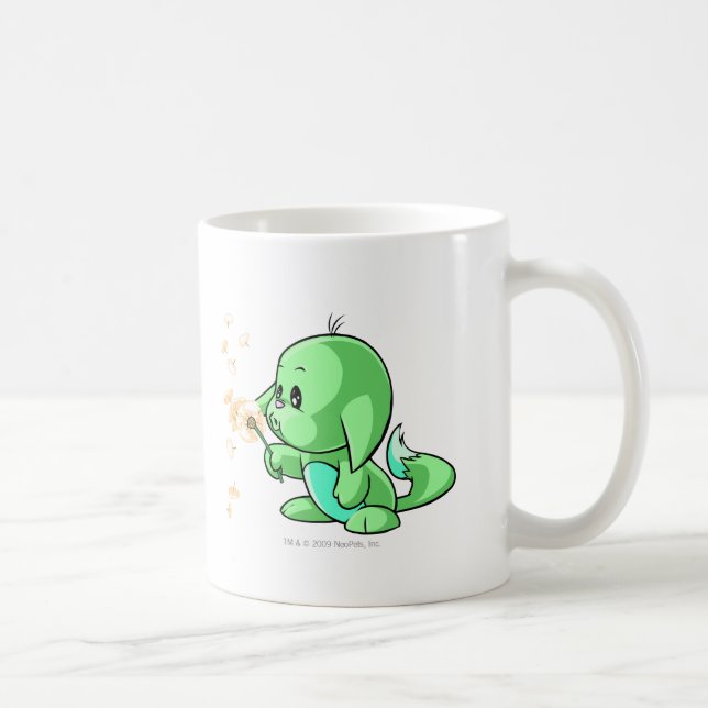 Caneca De Café Verde de Kacheek (Direita)