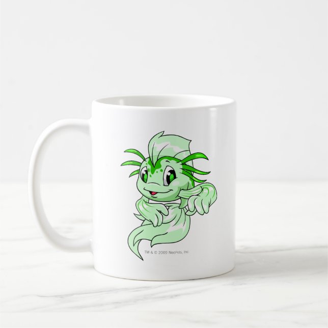 Caneca De Café Verde de Koi (Esquerda)