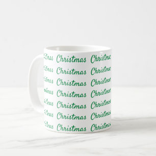 Caneca De Café Verde de Natal