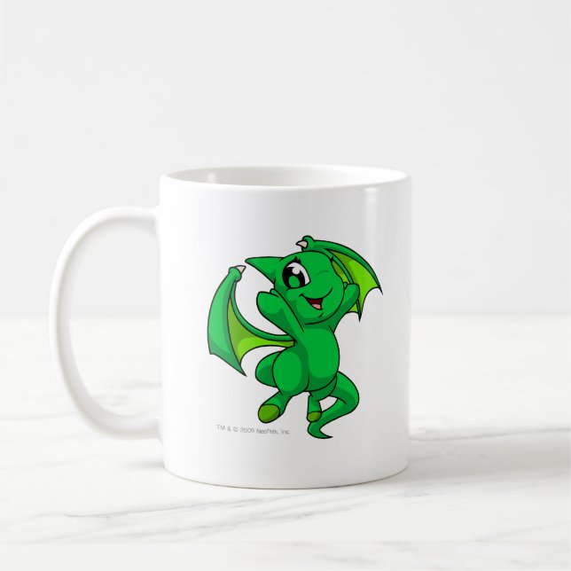 Caneca De Café Verde de Shoyru (Esquerda)