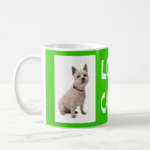 Caneca de Café Verde do Cachorro do Filhote do Ter