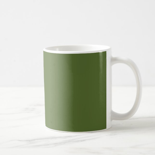 Caneca De Café Verde-Oliva Escuro (Direita)