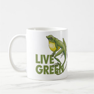 Caneca De Café Verde vivo