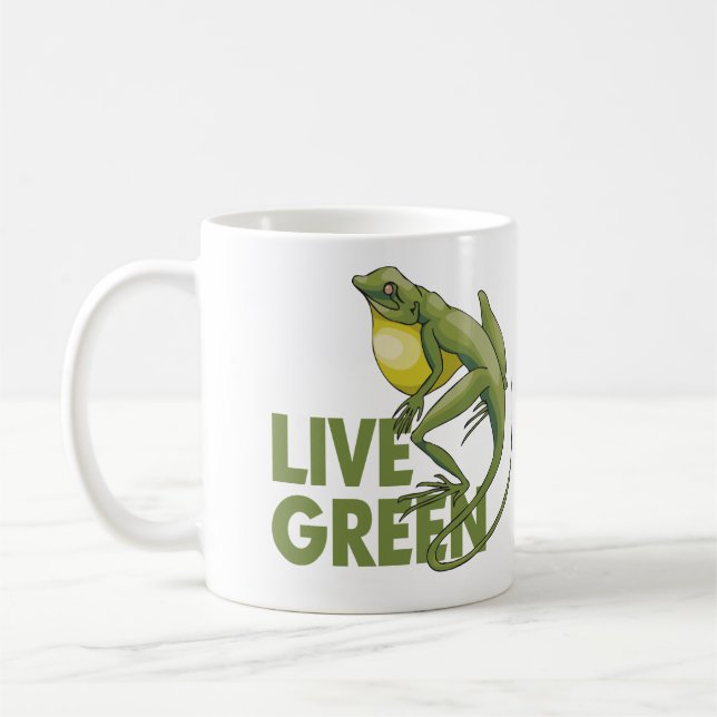 Caneca De Café Verde vivo (Esquerda)