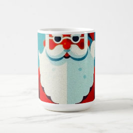 Caneca De Café Vergonhoso rosto do Papai Noel