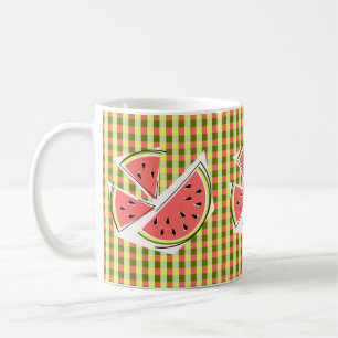 Caneca De Café Verificação de Peças de Melancia