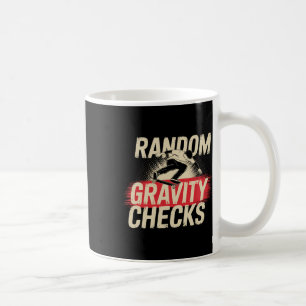 Caneca De Café Verificações de Gravidade Aleatória Skateboard Ska