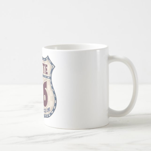 Caneca De Café Verificador retro 66 (Direita)