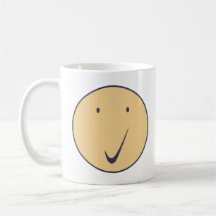 Caneca De Café Verificar face - Tick, Dark/Cr.