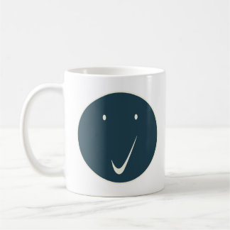 Caneca De Café Verificar face - Tick, DarkG/Wh.