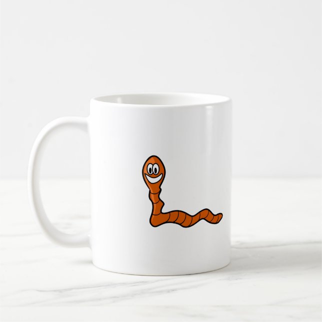 Caneca De Café Verme Bonito (Esquerda)