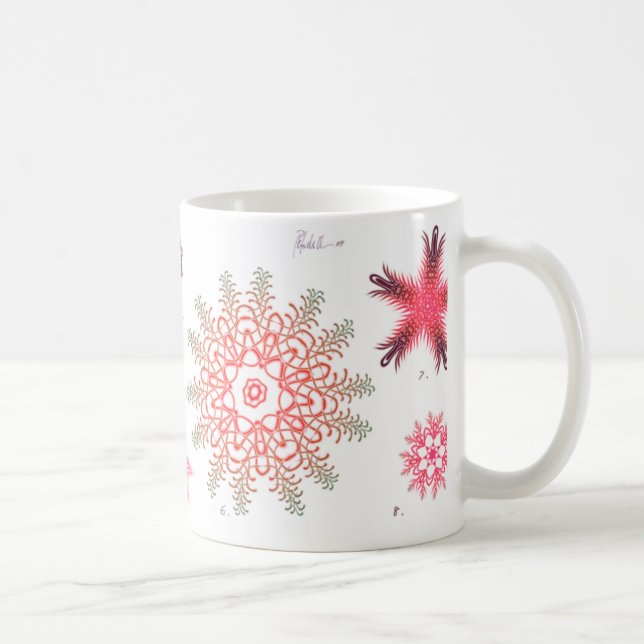Caneca de café vermelha da diatomácea (Direita)