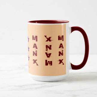 CANECA DE CAFÉ VERMELHA DO CAT MANX