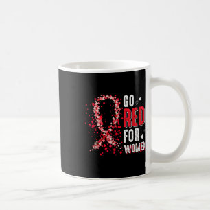 Caneca De Café Vermelhidão Para Mulheres Sensibilização Para A Do