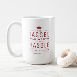 Caneca De Café Vermelho, a tassel valeu a pena.