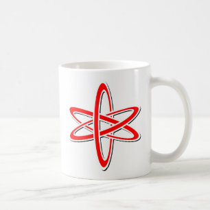 Caneca De Café Vermelho atômico