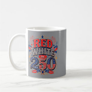 Caneca De Café Vermelho Branco E Azul 2026 4 De Julho