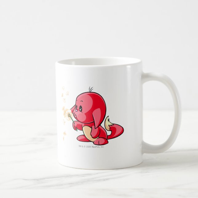 Caneca De Café Vermelho de Kacheek (Direita)