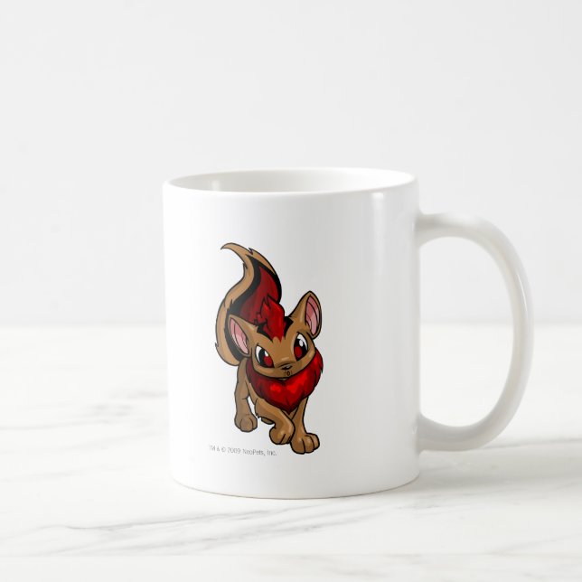 Caneca De Café Vermelho de Xweetok (Direita)