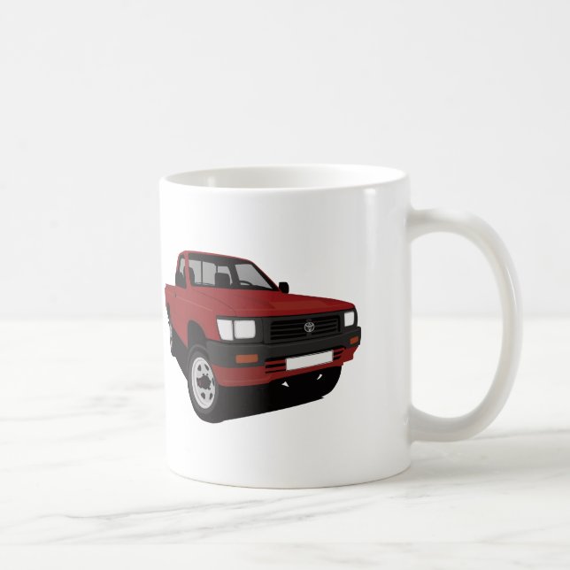 Caneca De Café Vermelho do recolhimento de Toyota Hilux - imagem (Direita)