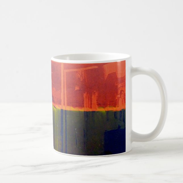 Caneca De Café Vermelho e azul (Direita)