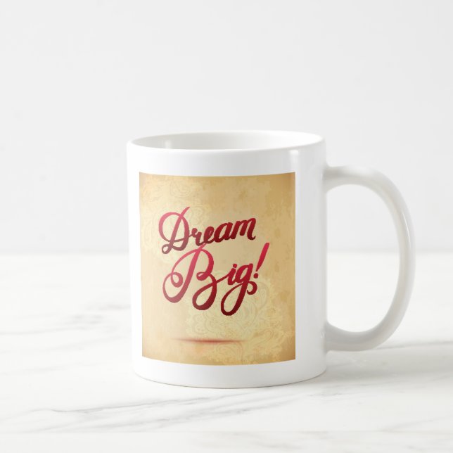 Caneca De Café Vermelho grande ideal (Direita)