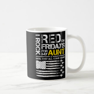 Caneca De Café Vermelho na Sexta-feira pela Família da Tia Força