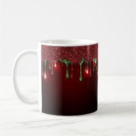 CANECA DE CAFÉ VERMELHO NATAL COM PADRÃO DE GOSTO NATALINO VERMEL