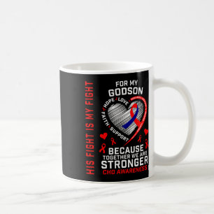 Caneca De Café Vermelho Sua Luta É Minha Luta Contra Deus Chd Sen