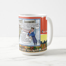Caneca De Café Vermelhos Celestiais | Humor Clássico de Jogo de P