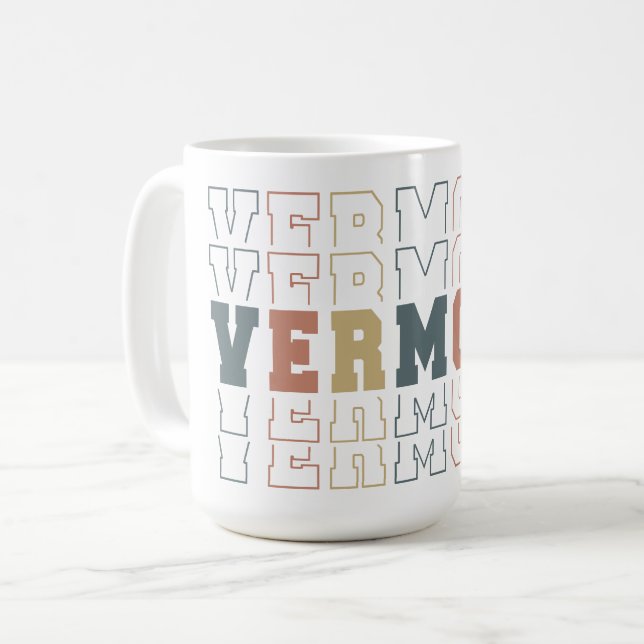 Caneca De Café Vermont (Frente Esquerda)