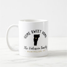 Vermont Home Sweet Home Family Monograma Mug