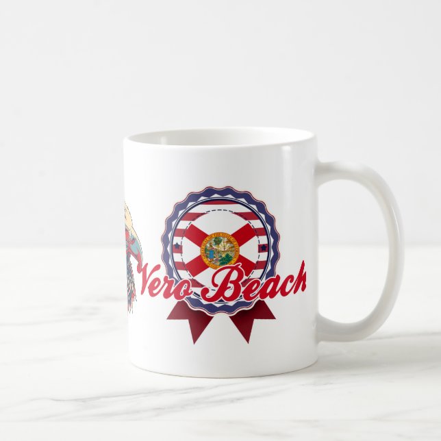 Caneca De Café Vero Beach, FL (Direita)