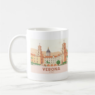 Caneca De Café Verona Itália Pastel Viagem - Juliet's Balcony