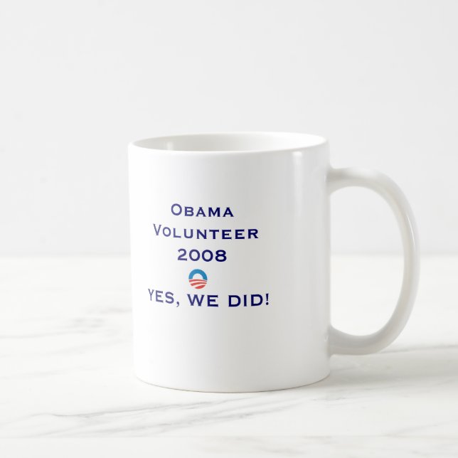 Caneca De Café vers 2 de obama_4color, JustOneInAMil… - (Direita)