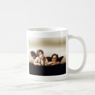 Caneca De Café Versão 2 do querubim de Raphael Sistine Madonnas