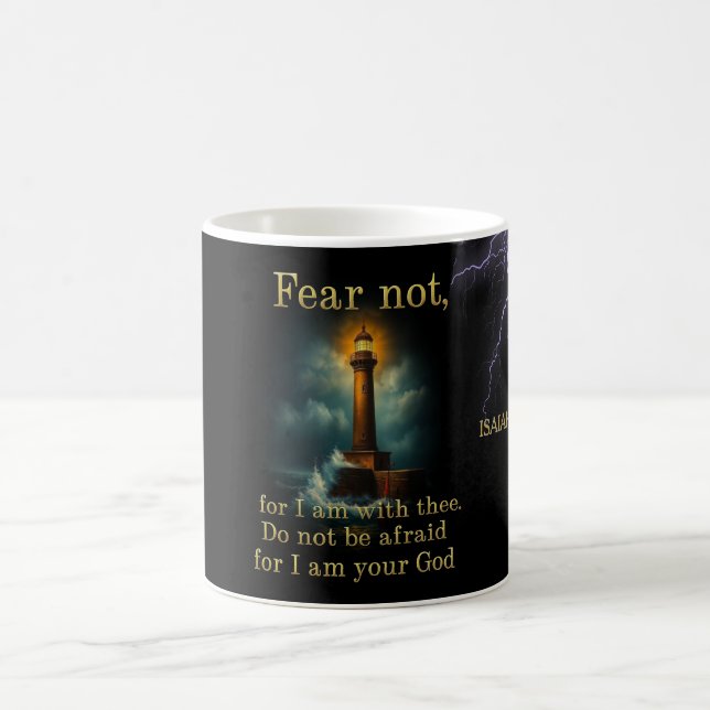 Caneca De Café versículo bíblico cristão (Centro)