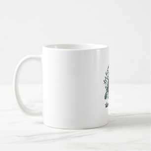 Caneca De Café Versículo da Bíblia da Tartaruga Marinha Desenho d
