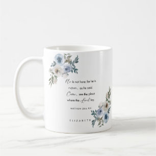 Caneca De Café Versículo Personalizado da Bíblia de Páscoa Mateus