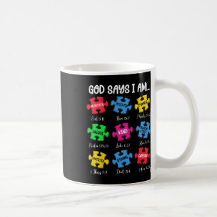 Caneca De Café Versículos da Bíblia Eu Sou Cristão Conscientizaçã