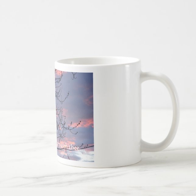 Caneca De Café Verso da bíblia do 41:10 de Isaiah (Direita)