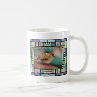 Caneca De Café Verso da bíblia do 41:10 de Isaiah com vitral do