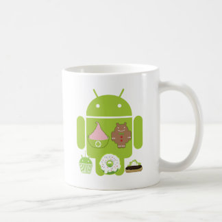 Caneca De Café Versões do Android